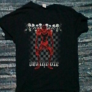 Fruit of the Loom Death Note  Black Tee with Red Graphic